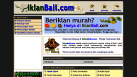 What Iklanbali.com website looked like in 2017 (6 years ago)