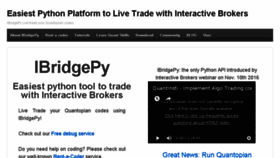What Ibridgepy.com website looked like in 2017 (6 years ago)