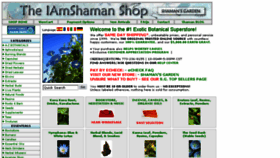 What Iamshaman.com website looked like in 2017 (6 years ago)