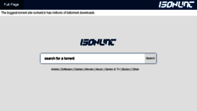 What Isohunt.tv website looked like in 2017 (6 years ago)