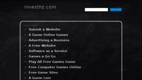 What Investhz.com website looked like in 2017 (6 years ago)