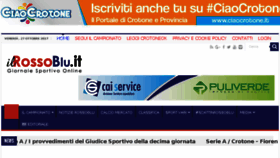 What Ilrossoblu.it website looked like in 2017 (6 years ago)
