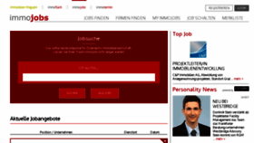 What Immojobs.at website looked like in 2017 (6 years ago)