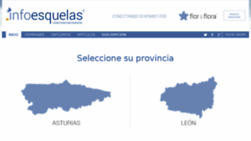 What Infoesquelas.com website looked like in 2017 (6 years ago)