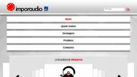What Imporaudio.com website looked like in 2017 (6 years ago)
