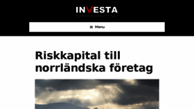 What Investa.se website looked like in 2017 (6 years ago)
