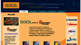 What Isocel.fr website looked like in 2017 (6 years ago)