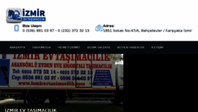 What Izmirevtasimacilik.com.tr website looked like in 2017 (8 years ago)