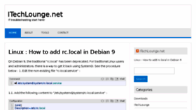 What Itechlounge.net website looked like in 2017 (6 years ago)