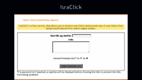 What Isra.click website looked like in 2017 (6 years ago)