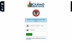 What Iesanjose2.ciudadeducativa.com website looked like in 2017 (6 years ago)