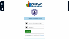 What Iemariajosefa.ciudadeducativa.com website looked like in 2017 (6 years ago)
