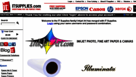 What Inkjetart.com website looked like in 2017 (6 years ago)