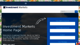 What Investmentmarkets.co.uk website looked like in 2017 (6 years ago)