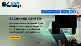 What Ijamexchange.com website looked like in 2017 (6 years ago)