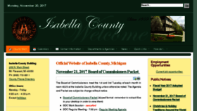 What Isabellacounty.org website looked like in 2017 (6 years ago)