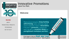 What Innovativepromotionsonline.com website looked like in 2017 (6 years ago)