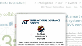 What Internationalinsurance.org website looked like in 2017 (6 years ago)