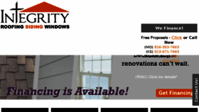 What Integrityroofingllc.com website looked like in 2017 (6 years ago)