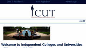 What Icut.org website looked like in 2017 (6 years ago)