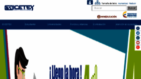What Icetex.gov.co website looked like in 2017 (8 years ago)