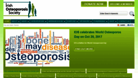 What Irishosteoporosis.ie website looked like in 2017 (6 years ago)