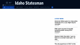 What Idahostatesman.com website looked like in 2017 (6 years ago)