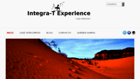 What Integratexperience.com website looked like in 2017 (6 years ago)