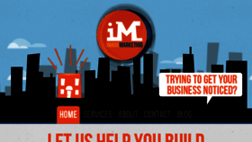 What Imimagemarketing.com website looked like in 2017 (6 years ago)