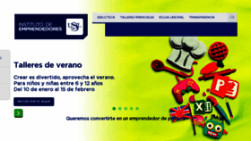 What Institutoemprendedores.pe website looked like in 2017 (6 years ago)