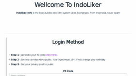 What Indoliker.info website looked like in 2017 (6 years ago)