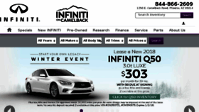 What Infinitioncamelback.com website looked like in 2017 (6 years ago)