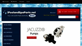 What Ipoolandspaparts.net website looked like in 2017 (6 years ago)