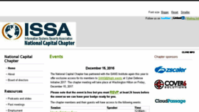 What Issa-dc.org website looked like in 2017 (6 years ago)