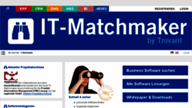What It-matchmaker.com website looked like in 2017 (6 years ago)