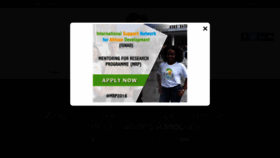What Isnad-africa.org website looked like in 2017 (6 years ago)