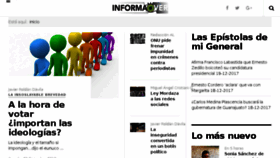 What Informaver.com website looked like in 2017 (6 years ago)