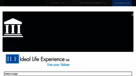 What Ideal-life-experience.ca website looked like in 2017 (6 years ago)