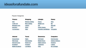 What Ideasforafundate.com website looked like in 2017 (6 years ago)