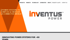 What Inventuspower.com website looked like in 2017 (6 years ago)