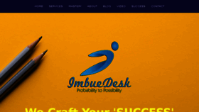 What Imbuedesk.com website looked like in 2017 (6 years ago)