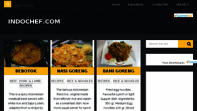 What Indochef.com website looked like in 2017 (6 years ago)