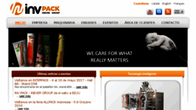 What Invpack.com website looked like in 2017 (6 years ago)