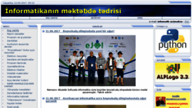 What Informatik.az website looked like in 2017 (6 years ago)