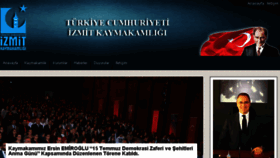 What Izmit.gov.tr website looked like in 2018 (6 years ago)