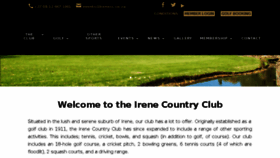What Irenecc.co.za website looked like in 2018 (6 years ago)