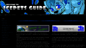 What Icepetsguide.com website looked like in 2018 (6 years ago)