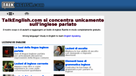 What It.talkenglish.com website looked like in 2018 (6 years ago)