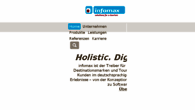 What Infomax-online.de website looked like in 2018 (6 years ago)