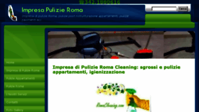 What Impresa-di-pulizie-roma.cleaning website looked like in 2018 (6 years ago)